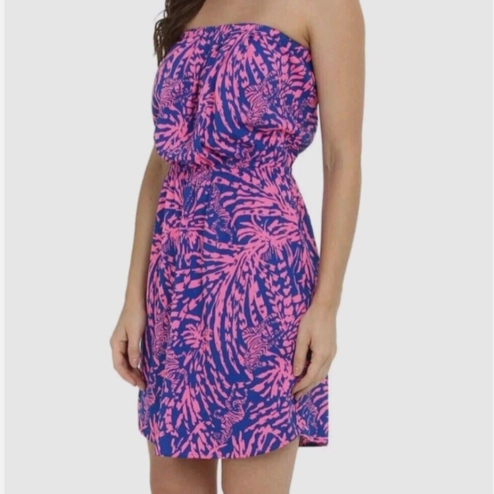 Lilly Pulitzer Rolling in the Grass Windsor Dress 100% Pima Cotton